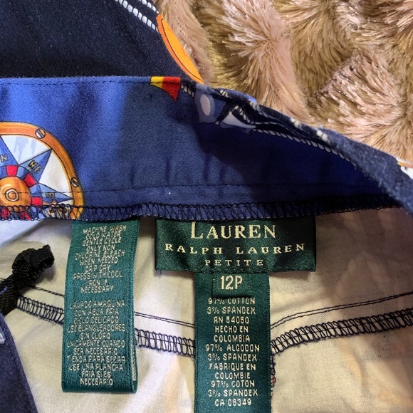Ralph Lauren nautical themed crop pants - Picture 3 of 4